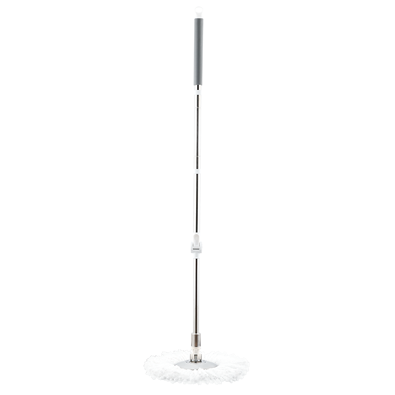 MH02 NBR comfortable stainless steel spin mop handle